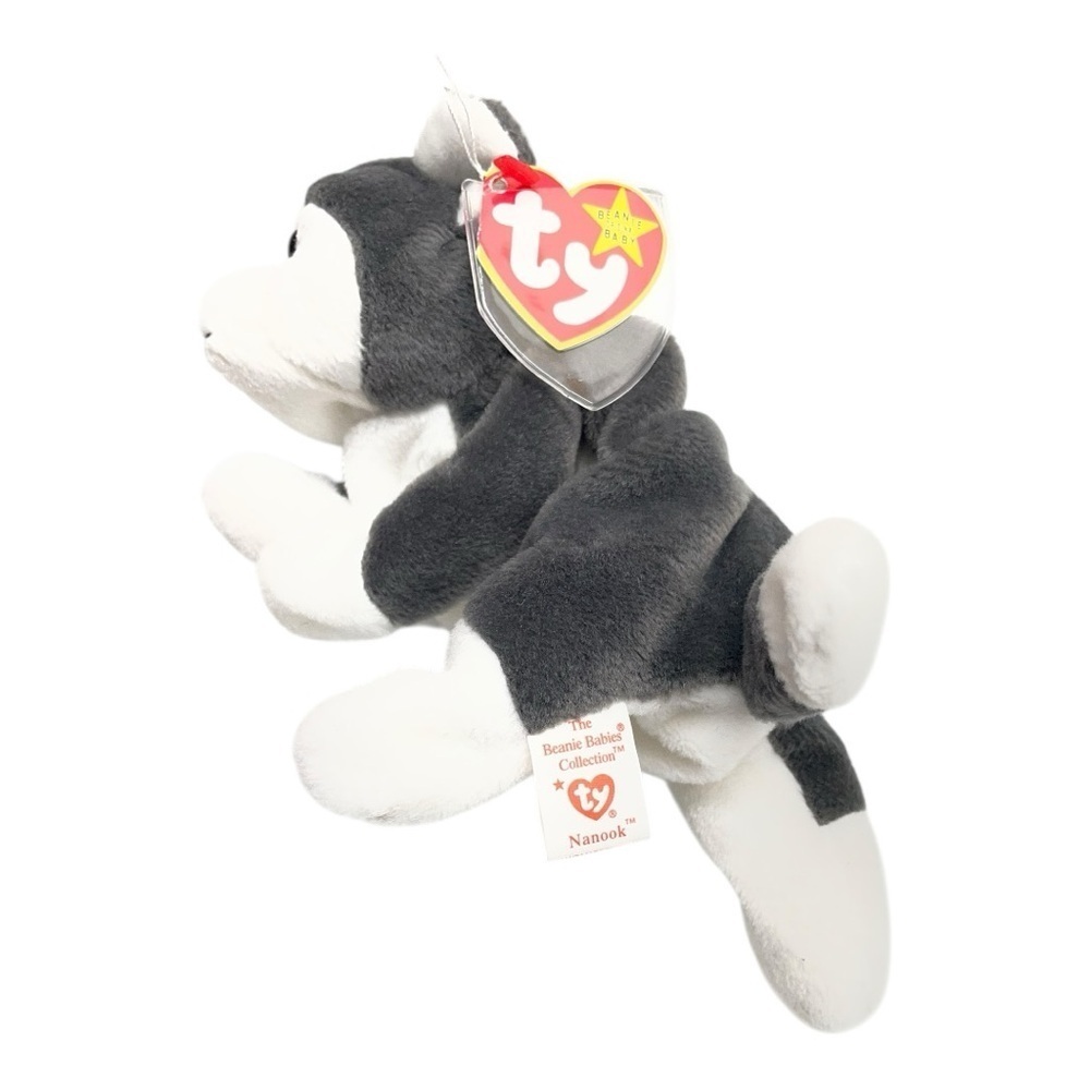 Ty Beanie Baby "Nanook" the Husky - Picture 4 of 8